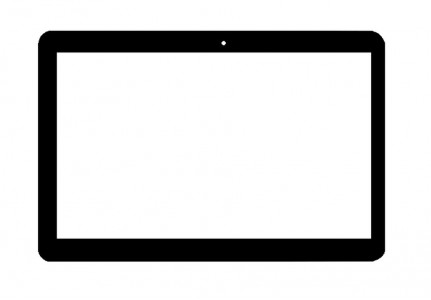Replacement Front Glass For Samsung Galaxy Tab 2 10.1 Cdma Black Silver By - Maxbhi.com