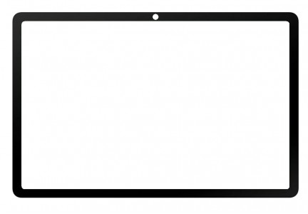 Replacement Front Glass For Samsung Galaxy Tab S10 Fe 5g Black By - Maxbhi Com