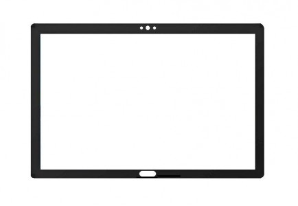 Touch Screen Digitizer For Huawei Mediapad M5 Lite White By - Maxbhi Com