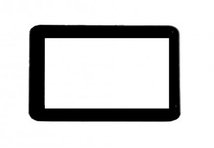 Replacement Front Glass For Spice Mi725 Stellar Slatepad White By - Maxbhi.com