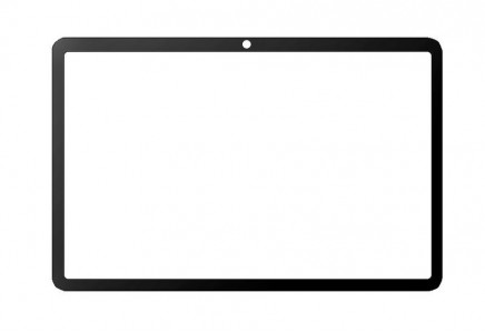 Replacement Front Glass For Tcl Tab 10s Black By - Maxbhi Com