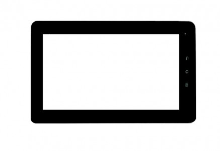 Replacement Front Glass For Maxtouuch 7 Inch Metallic Android 4.0 Tablet Pc Black By - Maxbhi.com
