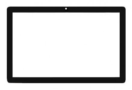 Replacement Front Glass For Doogee U10 Pro Black By - Maxbhi Com