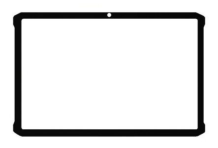 Replacement Front Glass For Ulefone Armor Pad 5 Ultra Black By - Maxbhi Com