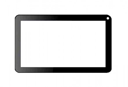 Replacement Front Glass For Micromax Funbook Alpha Silver By - Maxbhi.com