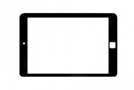 Replacement Front Glass For Veedee Phone Call 7 Inch Black By - Maxbhi.com