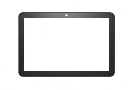 Replacement Front Glass For Amazon Fire Hd 8 2020 White By - Maxbhi Com