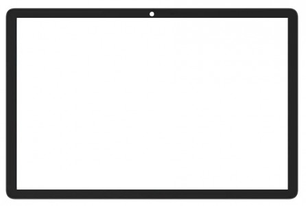 Replacement Front Glass For Doogee Tab E3 Pro Black By - Maxbhi Com