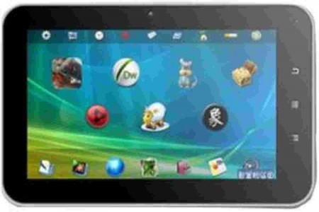 LCD with Touch Screen for Celkon CT 7 - Black