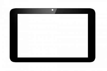 Replacement Front Glass For Hp Pro Slate 10 Ee G1 Black By - Maxbhi.com