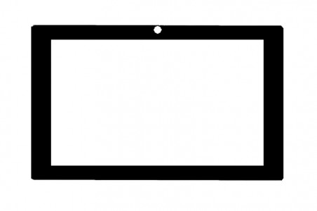 Replacement Front Glass For Lava Etab Z7h Plus White By - Maxbhi.com