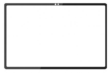 Replacement Front Glass For Lenovo Yoga Tab Plus Black By - Maxbhi Com