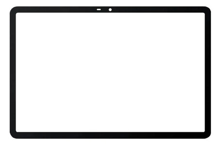 Replacement Front Glass For Infinix Xpad 20 Black By - Maxbhi Com