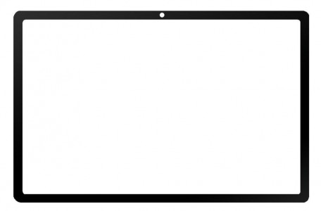 Replacement Front Glass For Samsung Galaxy Tab S10 Lite Black By - Maxbhi Com