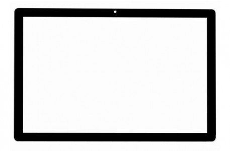 Replacement Front Glass For Doogee U10 Black By - Maxbhi Com