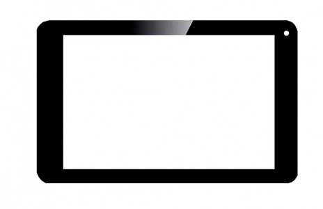 Replacement Front Glass For Xolo Play Tab 7.0 Black By - Maxbhi.com
