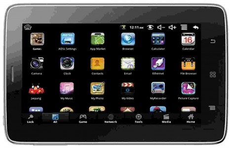 LCD Screen for Hi-Tech Amaze Tab - Black