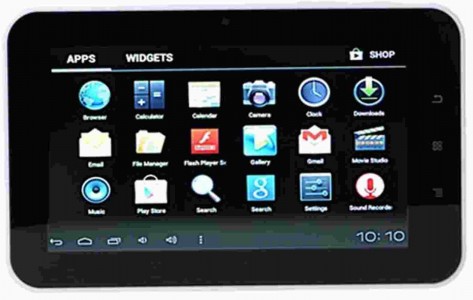 LCD Screen for Datawind UbiSlate 7Ri - Black And White