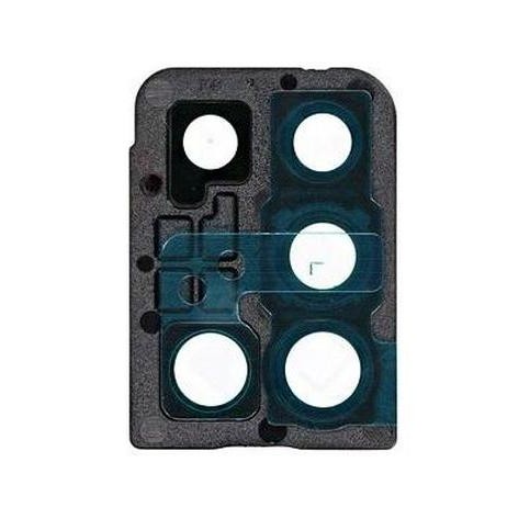 Camera Lens Glass with Frame for Samsung Galaxy A21s White