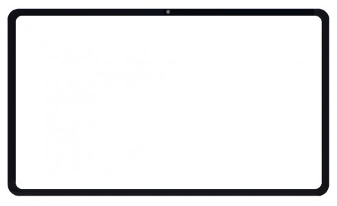 Replacement Front Glass For Honor Pad 8 Black By - Maxbhi Com