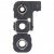 Camera Lens Glass With Frame For Samsung Galaxy A25 5g White By - Maxbhi Com