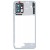 Middle Frame Ring Only For Motorola Moto G53 5g Silver By - Maxbhi Com