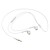 Earphone for Acer Liquid E Plus - Handsfree, In-Ear Headphone, White