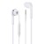 Earphone for Alcatel 1030D - Handsfree, In-Ear Headphone, White