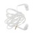 Earphone for Alcatel 2005D - Dual SIM - Handsfree, In-Ear Headphone, White