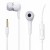 Earphone for Archos 50 Titanium - Handsfree, In-Ear Headphone, 3.5mm, White