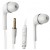 Earphone for BenQ-Siemens EL71 - Handsfree, In-Ear Headphone, White