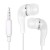 Earphone for Bloom Speed S225 - Handsfree, In-Ear Headphone, White