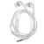 Earphone for Champion Wtab 971 - Handsfree, In-Ear Headphone, White