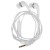 Earphone for Cubot P6 - Handsfree, In-Ear Headphone, 3.5mm, White