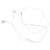 Earphone for Intex IN 6623 - Handsfree, In-Ear Headphone, White