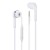 Earphone for Karbonn A5 Turbo - Handsfree, In-Ear Headphone, White