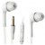 Earphone for Karbonn K103 - Handsfree, In-Ear Headphone, White
