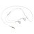 Earphone for Karbonn Machone Titanium S310 - Handsfree, In-Ear Headphone, 3.5mm, White