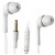 Earphone for Lava Iris 410 - Handsfree, In-Ear Headphone, 3.5mm, White