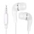 Earphone for Lenovo A7600-F - Wi-Fi only - Handsfree, In-Ear Headphone, White