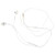 Earphone for LG A395 - Handsfree, In-Ear Headphone, 3.5mm, White