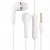 Earphone for LG KP170 - Handsfree, In-Ear Headphone, White