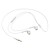 Earphone for M-Tech M57 - Handsfree, In-Ear Headphone, White