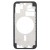Lcd Frame Middle Chassis For Apple Iphone 12 Black By - Maxbhi Com