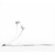 Earphone for Samsung Galaxy Mega 2 LTE - Handsfree, In-Ear Headphone, White
