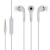 Earphone for Samsung Galaxy Tab 4 8.0 - Handsfree, In-Ear Headphone, 3.5mm, White