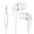 Earphone for Samsung T929 Memoir - Handsfree, In-Ear Headphone, White