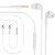 Earphone for Spice Android One Dream UNO Mi-498 - Handsfree, In-Ear Headphone, 3.5mm, White