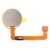 Fingerprint Sensor Flex Cable For Umidigi A9 Pro White By - Maxbhi Com