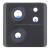 Camera Lens Glass With Frame For Xiaomi 13t Black By - Maxbhi Com